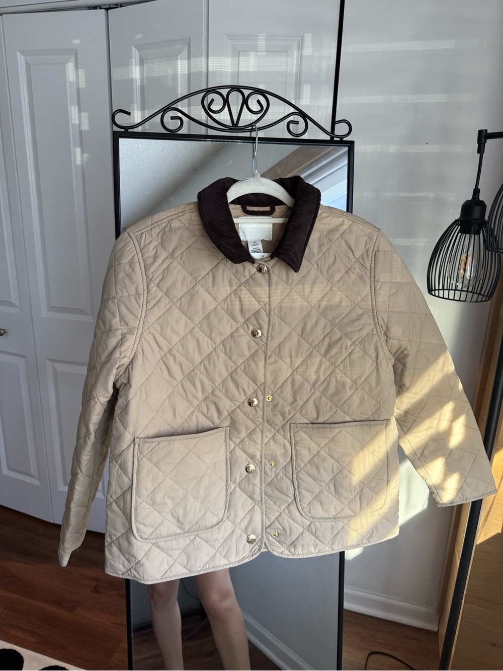 Brand new ,H&M quilted jacket size S